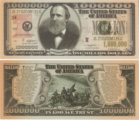 I Wonder What A Real Million Dollar Bill Would Look Like One Million