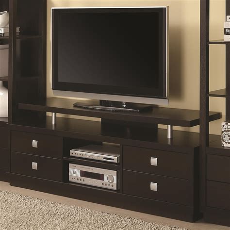 Thomas bina, as livable furnishings crafted by hand from sustainably harvested and reclaimed woods. Brown Wood TV Stand - Steal-A-Sofa Furniture Outlet Los ...