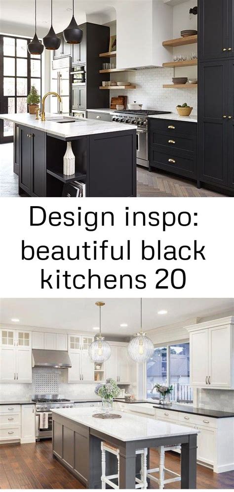 Quality craftsmanship and contemporary touches in a london kitchen bring the traditional look into. Design inspo: beautiful black kitchens 20 | Black kitchens ...