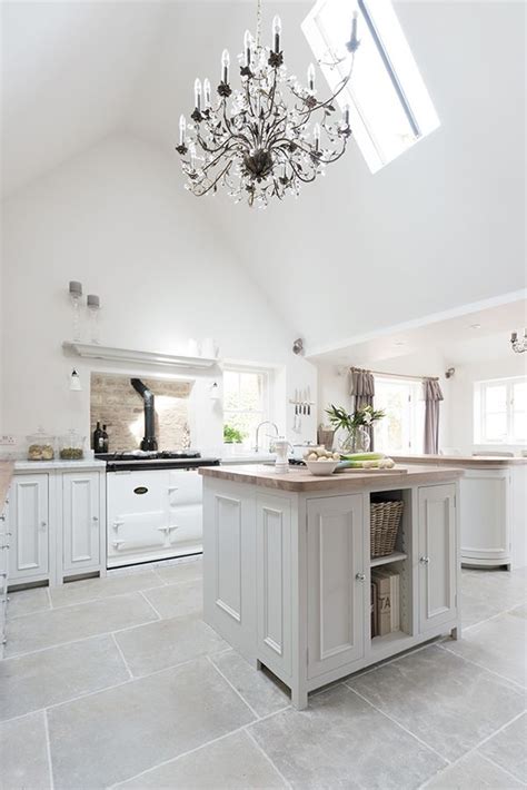 Popular white kitchen cabinets gleam with pizzazz, do you agree? Chichester kitchen island #neptune #kitchenisland #kitchen ...