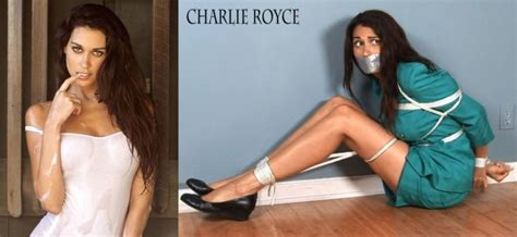 Model Charlie Royce Gagged