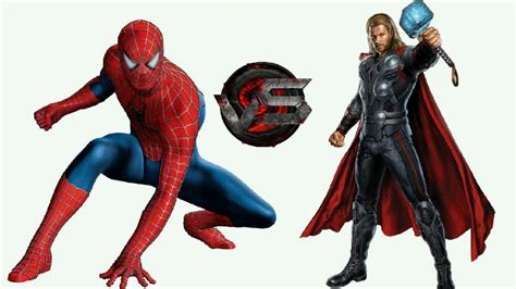 Spiderman Vs Thor Youtube
