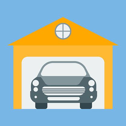 Element of car workshop icon for mobile concept and web apps. Vector Icon Of Garage Parking The Concept Of Real Estate ...