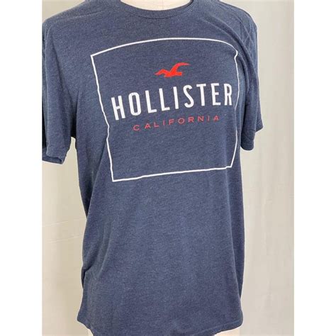 Hollister California Blue Logo T Shirt Hollister Clothes Hollister