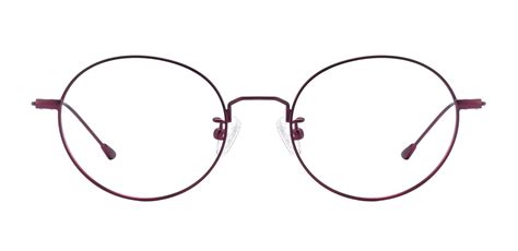 Hammond Oval Lined Bifocal Glasses Burgundy Women S Eyeglasses Payne Glasses