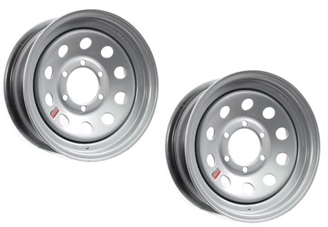 Buy 2 Pack Ecustomrim Trailer Rim Wheel 15x6 6 Lug On 55 In Center