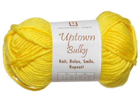 Yarn Universal Bright Yellow Uptown Bulky Yarn Craft Supplies And Tools