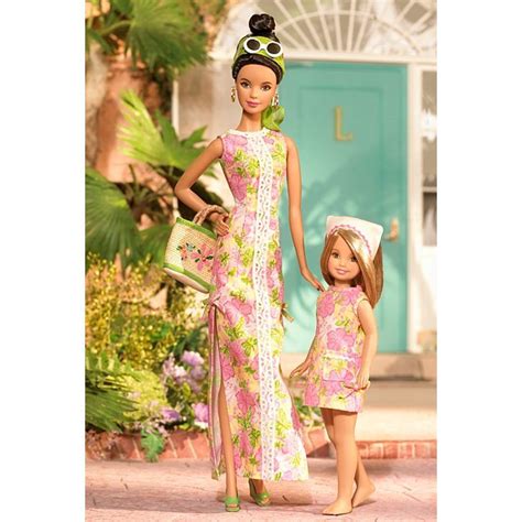 Barbie® Doll And Stacie® Doll By Lilly Pulitzer Susans Shop Of Dolls Barbie Dress Fashion