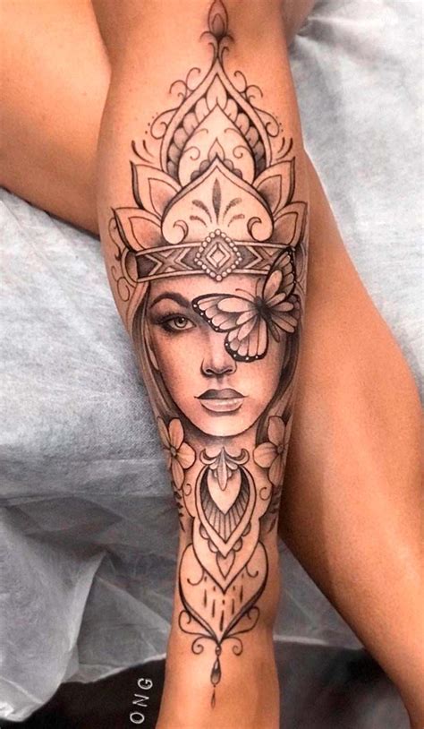 30 Tatuagens Femininas Na Perna Incríveis Para Se Inspirar Top Tatuagens Feminine Tattoo