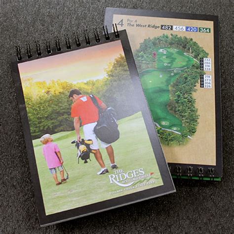 Golf Yardage Books And Yardage Guides Printing Design And Illustration