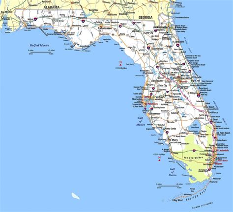Map Of Florida East Coast Printable Maps Maps Of Florida
