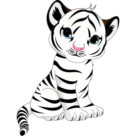 This Baby White Tiger Is Sold With Many Other Stickers For The