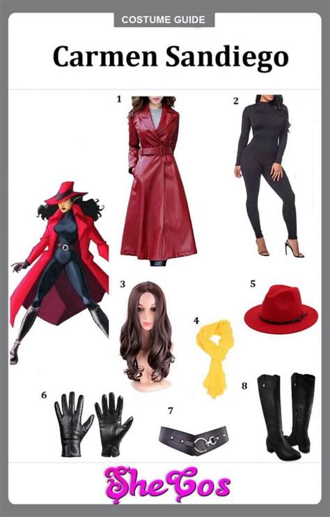 Maybe you would like to learn more about one of these? The Easy Way for Carmen Sandiego Costume DIY | SheCos Blog