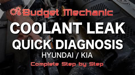 Radiator Coolant Leak Hyundai How To Find And Diagnose Elantra