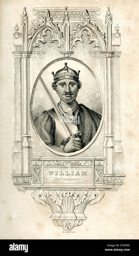 Portrait Of King William The Conqueror The First Norman King Of