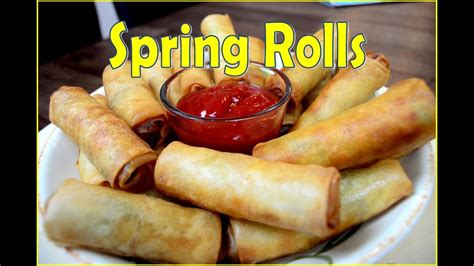 When was the last time you ordered spring rolls at a chinese restaurant? How to make Spring Rolls at home | Indian Cooking Recipes ...