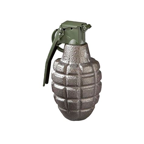 Metal Pineapple Dummy Grenade Camouflageca
