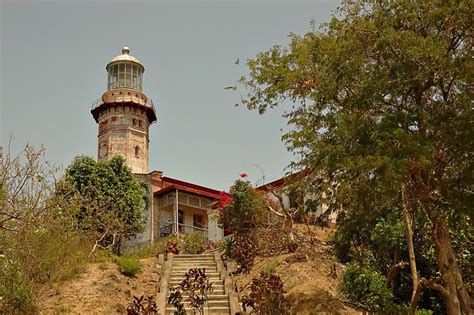 Cape Bojeador Lighthouse Also Known As Burgos Lighthouse Is A