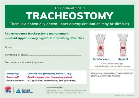 Tracheostomy Critical Care Airway Management