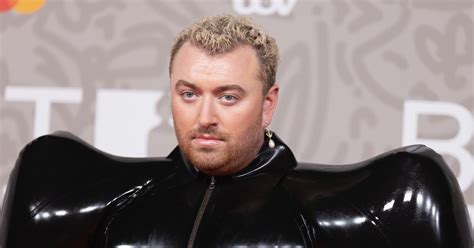 Sam Smith Wears Inflatable Jumpsuit To The Brits 2023 Popsugar Fashion