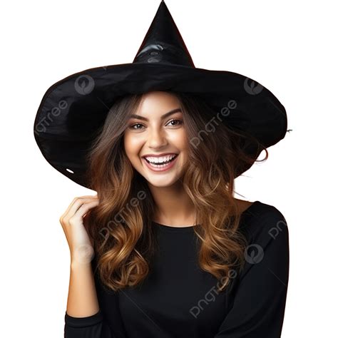 Happy Halloween Halloween Witch In Magic Hat October Costumes And Witch