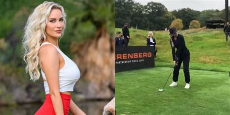 Golf Sensation Paige Spiranac Nails Hole In In Front Of Gary Player The Best Porn Website
