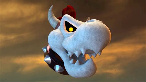 Artstation Dry Bowsers Head From The Super Mario Series