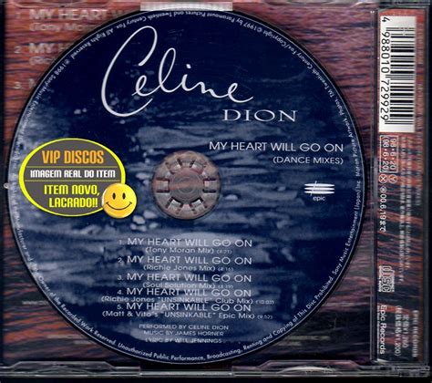 C#m b a b once more, you open the door. Celine Dion Cd Single My Heart Will Go On Importado ...