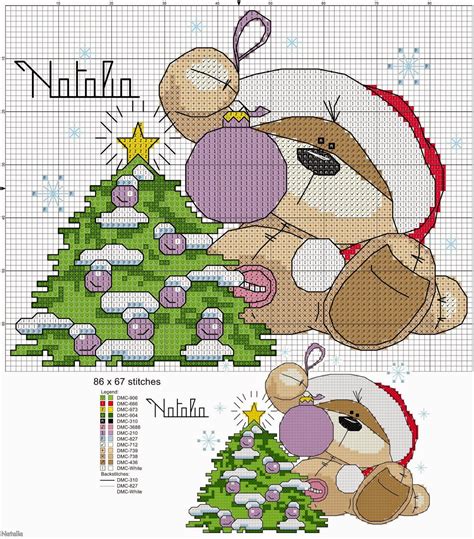 If there is anything we can do to help you. Cross Stitch : Fizzy Moon Bear - Christmas - Free Patterns