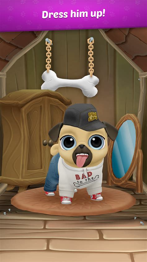 My Virtual Pet Dog Louie The Pugappstore For Android