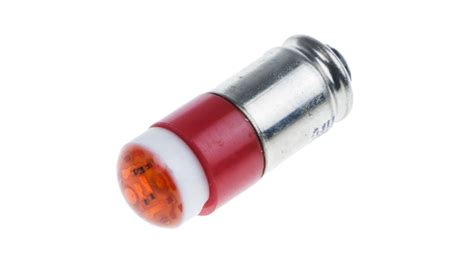 Rs Pro Red Led Indicator Lamp 24v Acdc Midget Groove Base 6mm