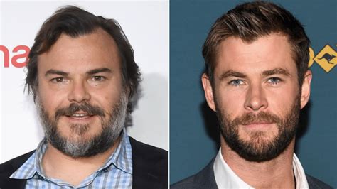 He wears a slightly different thor costume to chris hemsworth's. Jack Black Hilariously Tries Chris Hemsworth's Thor ...