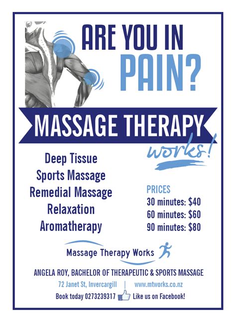 66 Bold Professional Massage Poster Designs For A Massage Business In