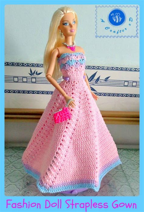 In this section, you can find free barbie crochet patterns. 20 Free Crochet Barbie Clothes Pattern ⋆ DIY Crafts