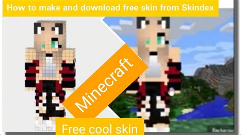 How To Make And Downloaded New Skin From Skindex To Minecraft Youtube