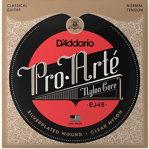 D'Addario EJ Pro Arte Nylon Classical Guitar Strings EJ45 Normal 28-43
