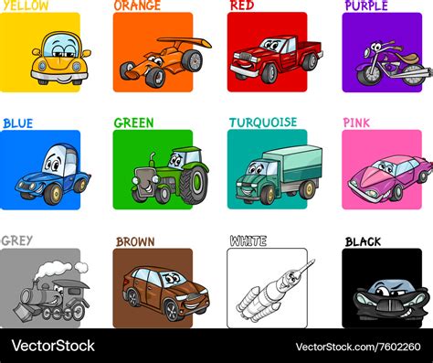 Colour Chart Cartoon