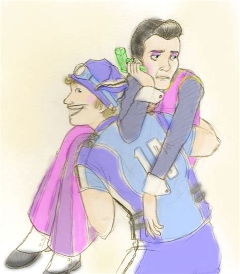 Watergun Attack Part Two By Tehbubblesofneo Lazy Town Merthur Drarry Sports Candy Robbie