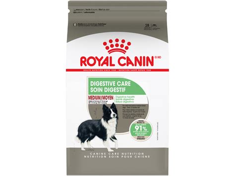 Different dogs have different nutritional needs, and this makes finding the right dog food a difficult task. Medium Digestive Care Dry Dog Food - Royal Canin