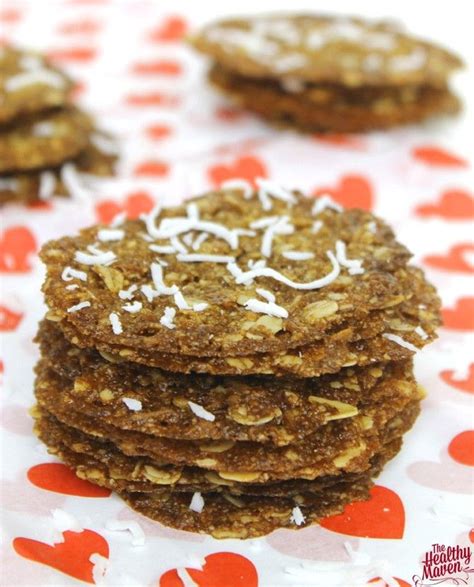 Gluten Free Coconut Oatmeal Lace Cookies Myfitnesspal Healthy