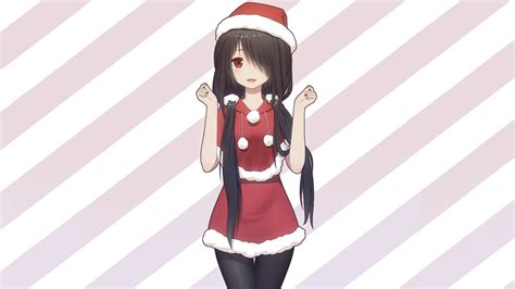 Cute Anime Girl Christmas Wallpapers Hd