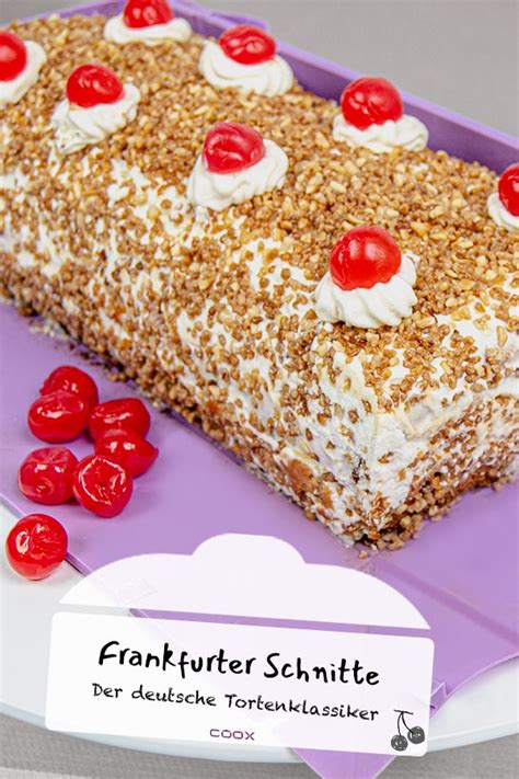 Maybe you would like to learn more about one of these? Frankfurter Schnitte | Kuchen rezepte einfach, Kuchen und ...