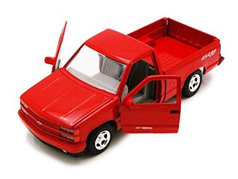 Buy 1992 Chevy 454ss Pick Up Truck Red Showcasts 73203 124 Scale