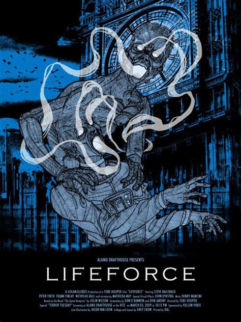 lifeforce movie poster art horror movie posters mondo posters