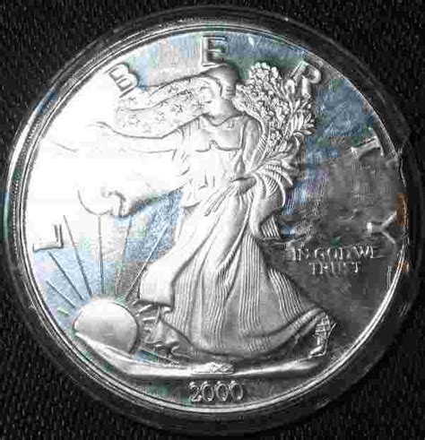 571 2000 Walking Liberty 1 Lb 999 Fine Silver Coin Mar 05 2005