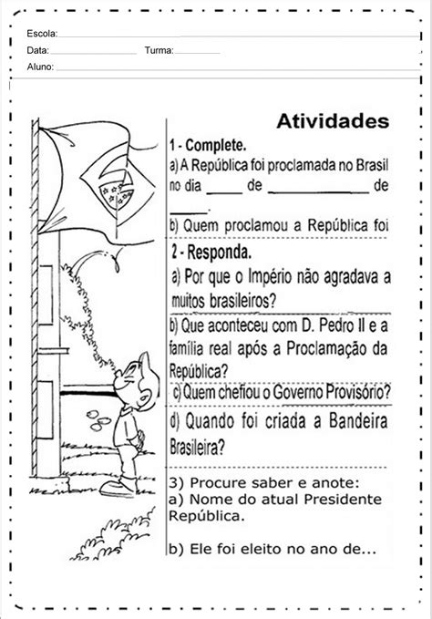 Questões Sobre A Proclamação Da República