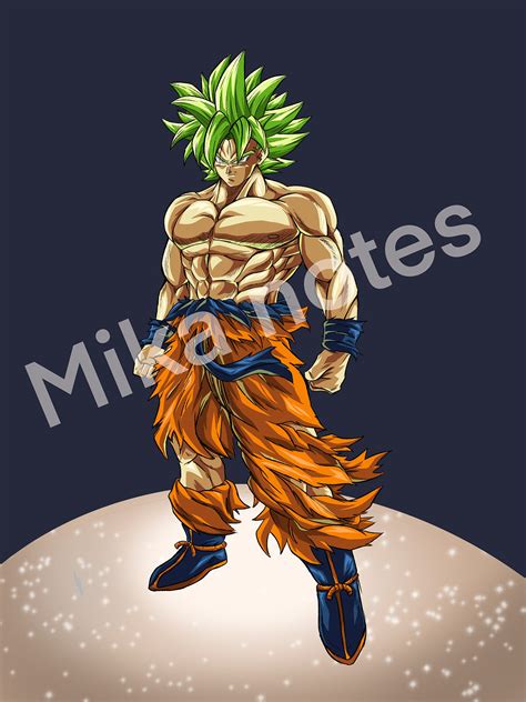 Goku Super Saiyan Green On Behance
