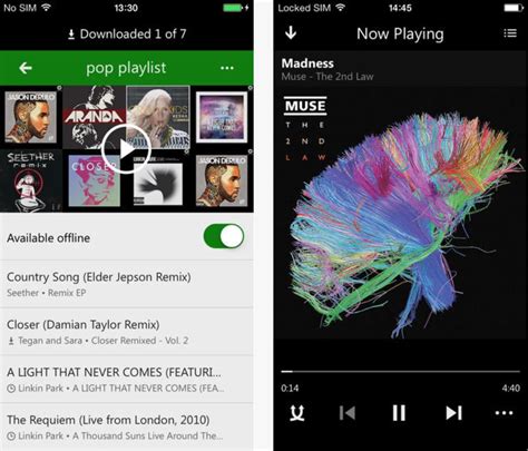 Microsoft 많은 새로운 기능으로 Android 및 Ios 장치용 Xbox Music 앱 업데이트 Mspoweruser