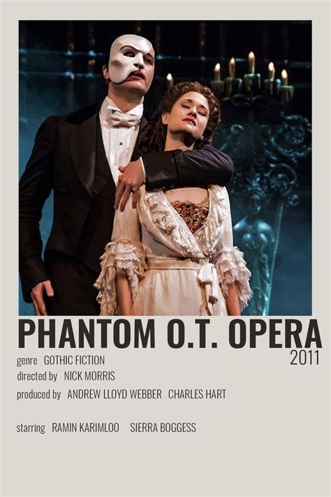 The Phantom Of The Opera By Cari Film Posters Minimalist Broadway