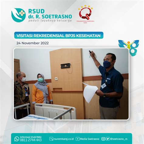 Visitasi Rekredensialing BPJS Kesehatan Di RSUD Dr R Soetrasno Rembang RSUD Dr R Soetrasno